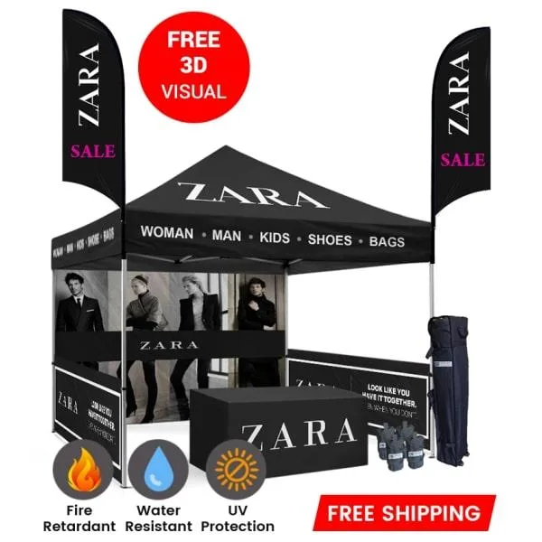 Custom 10x10 Tent With  Full Digital Printing - Lowest Price