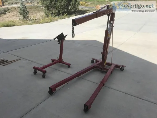 Heavy Duty Engine Crane and Engine Stand