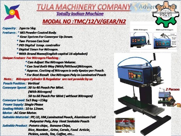 Nitrogen Vacuum Packing Machine
