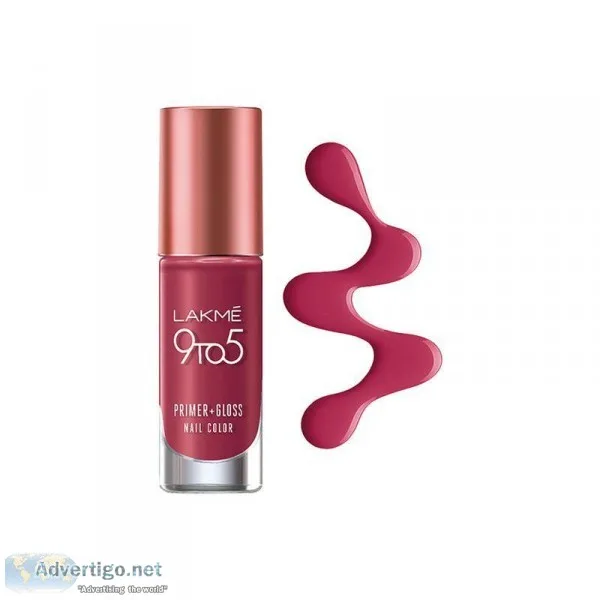 Lakme 9 To 5 Primer  Gloss Nail Color (6ml)