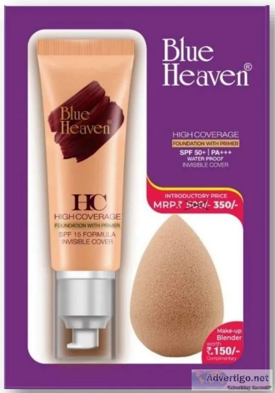 Blue Heaven High Coverage Foundation With Primer