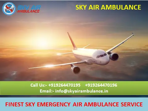 Quick medical support by sky air ambulance service in jammu