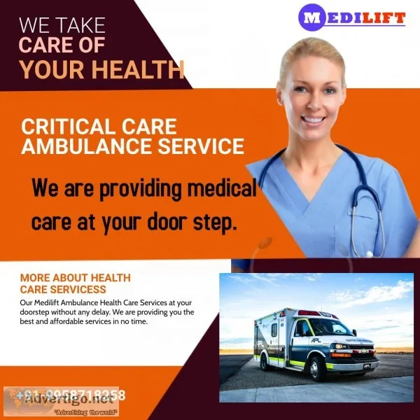 Medilift Ambulance Service in Kolkata- Rapid transfer