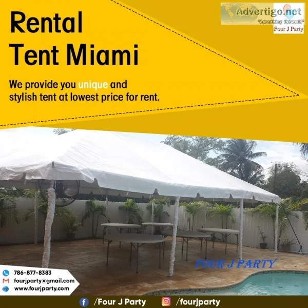 Rental Tent Miami
