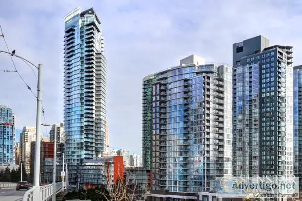 Yaletown 1 Bed  Office 1 Bath Condo w Balcony and View  The Mark