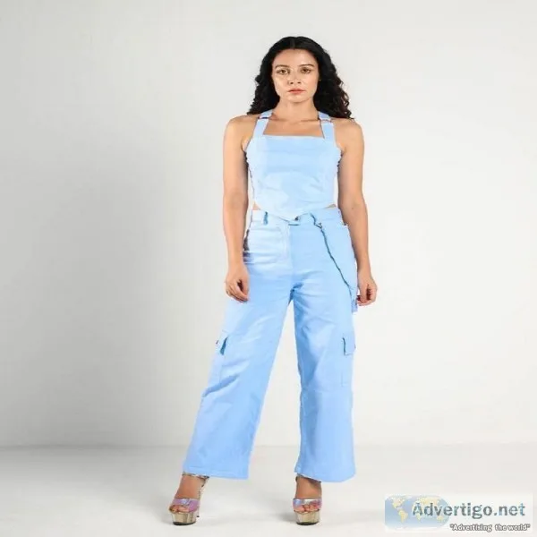 Blue Co-ord Set for Women - Miiaby Tania