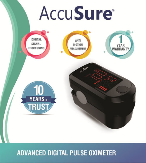 Fingertip pulse oximeter online - accusure