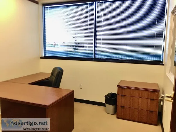 Single Office AVAILABLE w Amenities and Furniture. 750Month plus