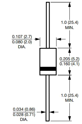 Uf4007 fast recovery diode
