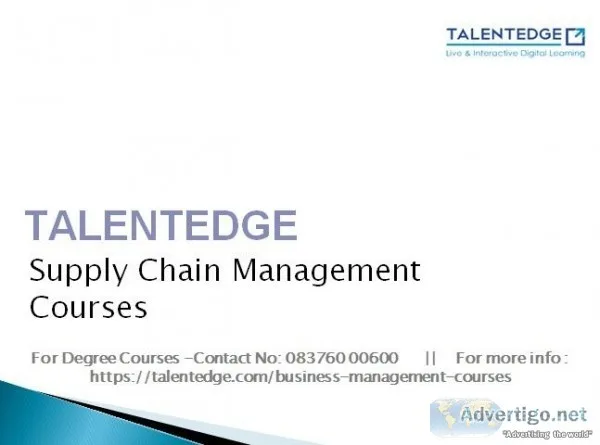 Global Supply Chain Management Syllabus