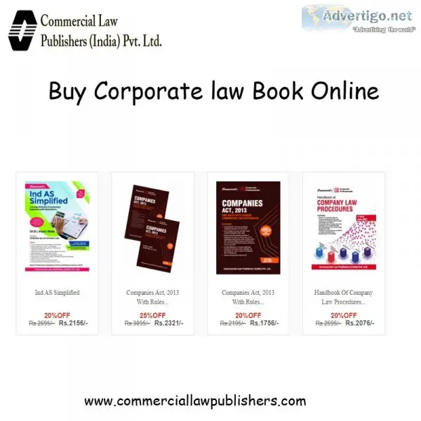 Buy corporate law books online