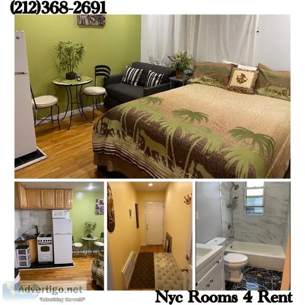 - Furnished Studio for rent in a Brown Stone - West 121 Street  