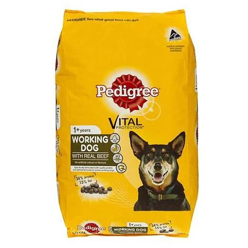 Pedigree Working Dog With Real Beef Food  DiscountPetCare