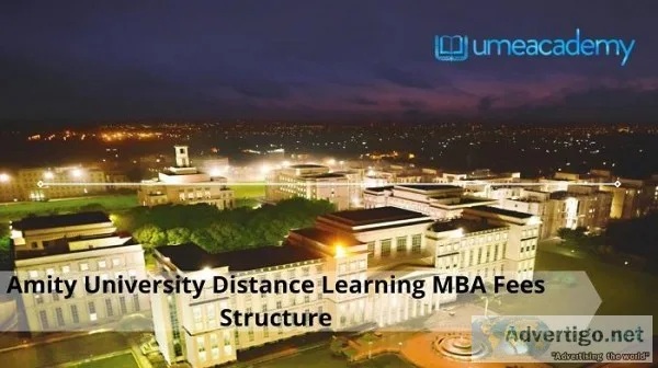 Amity University Distance Learning MBA Fees Structure