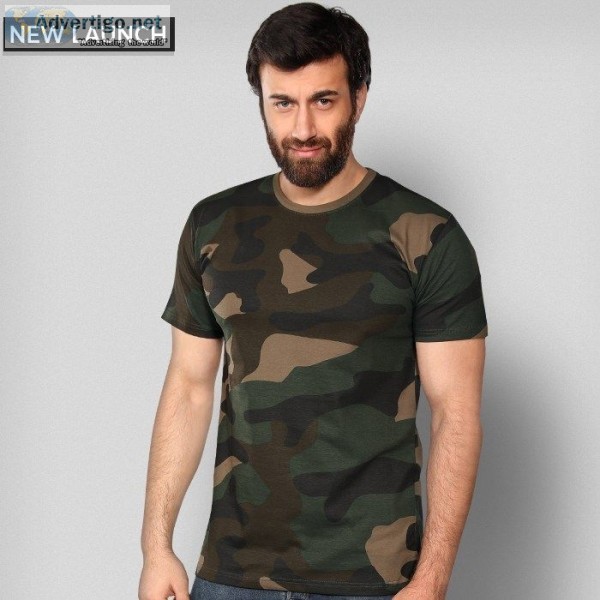 Look stylish with army t shirt online at beyoung