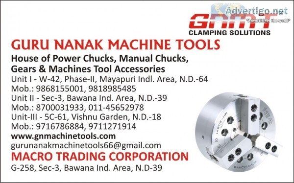 Machine tools