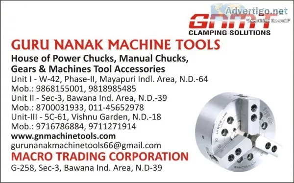 Machine tools