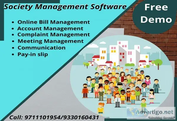 Society management software with free demo