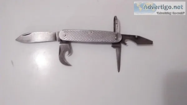 Vintage -1960 s US  Army Multi-Blade Folding Pocket Knife