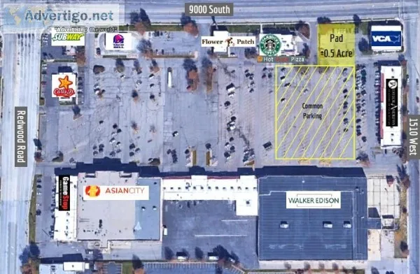 1533 West 9000 South - West Jordan Commercial Pad for Lease