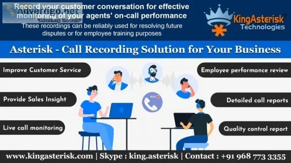 Call recording software for call center support by kingasterisk 
