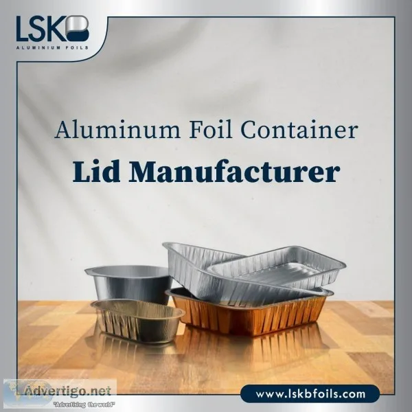 Aluminum foil container lid manufacturer