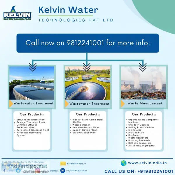 Wastewater treatment plant service provider in india