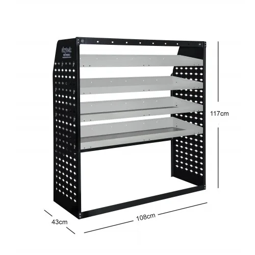Metal shelving