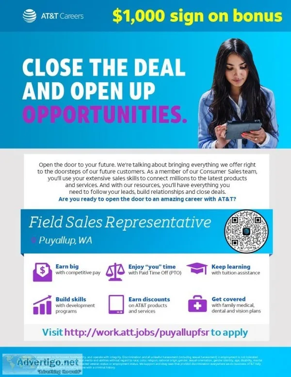 Field Sales Representative - Puyallup WA