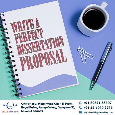 Write a Perfect Dissertation Proposal