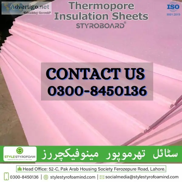 Thermopore sheets