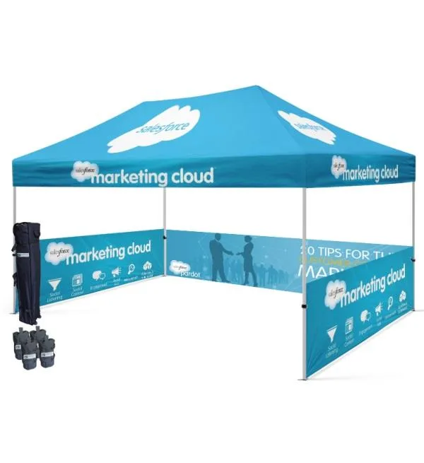 Order 10x15 Custom Printed Canopy Tents With Full Graphics Desig