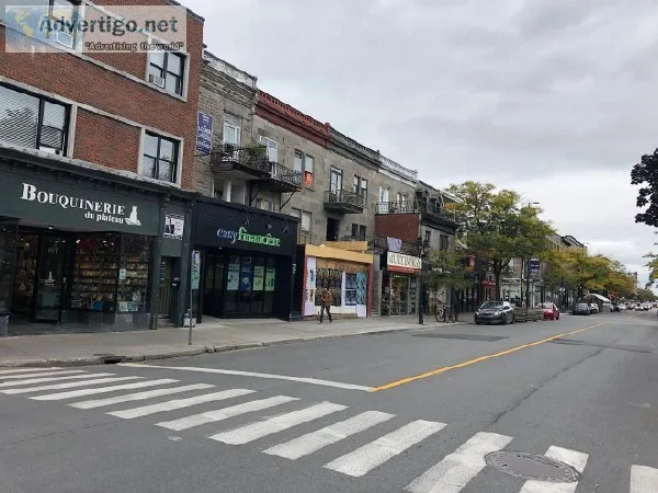 Renovated commercial space 1700 sqft Mont-Royal East Plateau-Mon