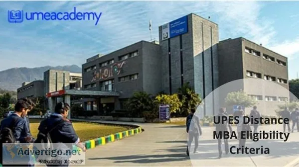 UPES Distance MBA Eligibility Criteria  Umeacademy