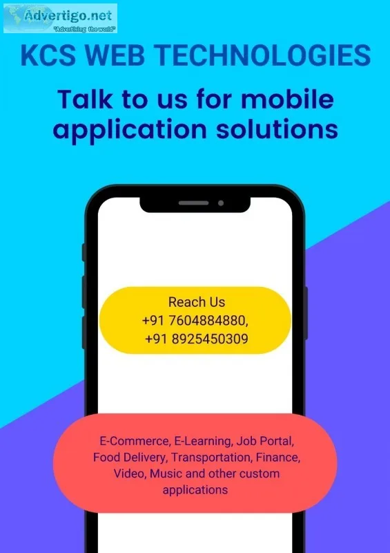 Mobile applications from kcs web technologies