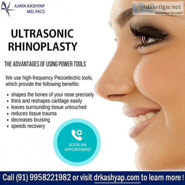 Ultrasonic Rhinoplasty Surgery in Delhi