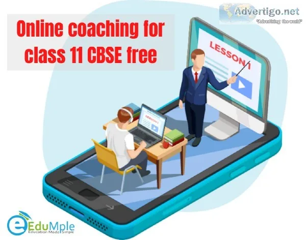 Online coaching for class 11 CBSE free
