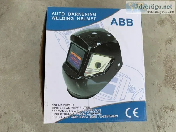 (4) UNUSED AUTO DARKENING WELDING HELMET