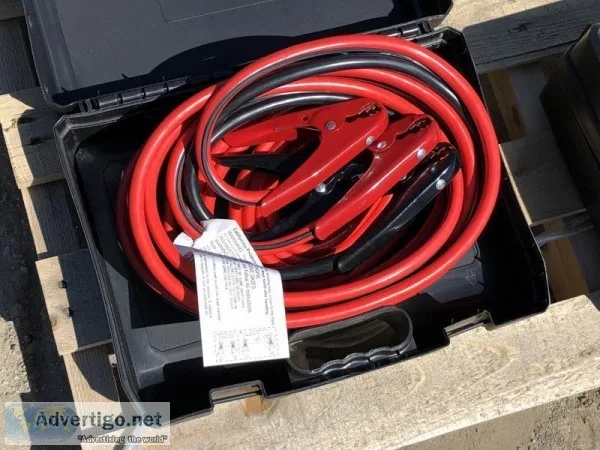 (6) UNUSED 25  800 AMP EXTRA HEAVY DUTY BOOSTER CABLES
