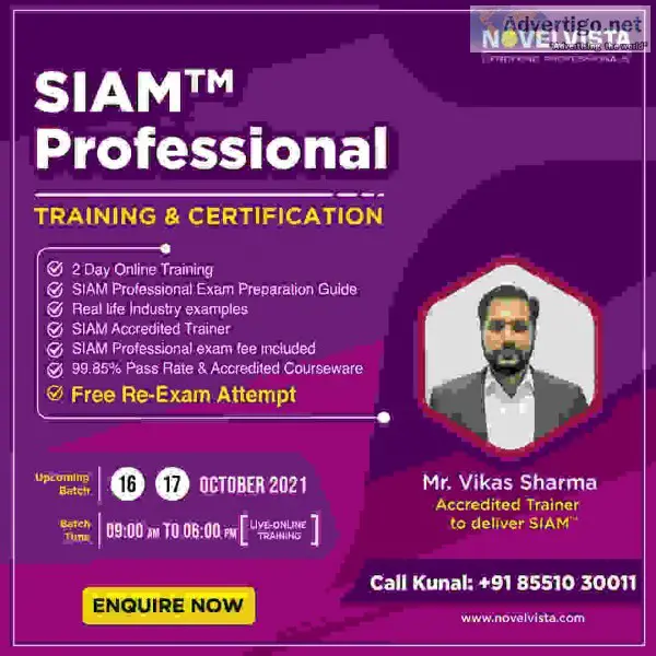 Siam certification course
