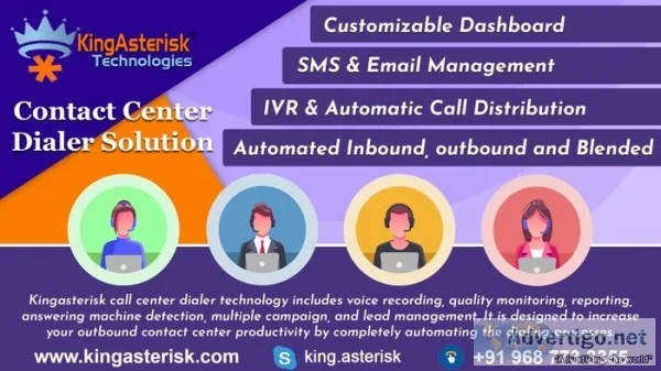 Contactcenterdialer for callcenter-kingasterisktech