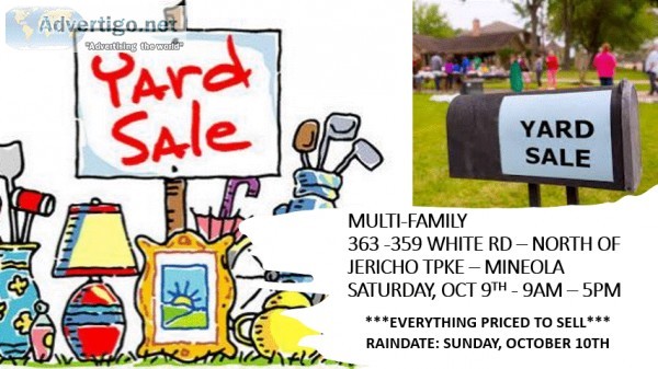 MULTI FAMILY YARD SALE