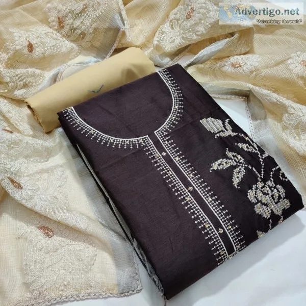 Unstitched salwar suit