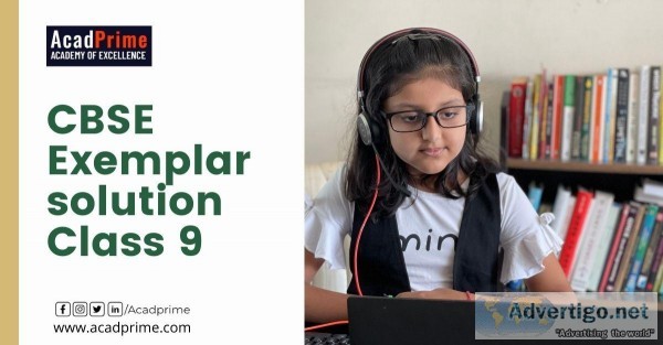 CBSE Exemplar solution Class 9