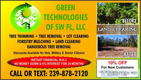 Tree Clearning and Removal and Land Clearing - FREE ESTIMATE