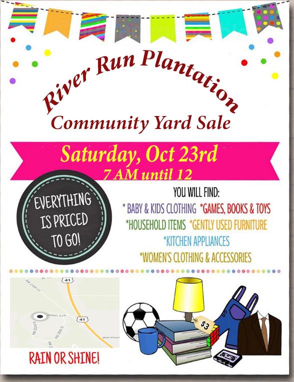 RIVER RUN PLANTATION COMMUNITY SALE