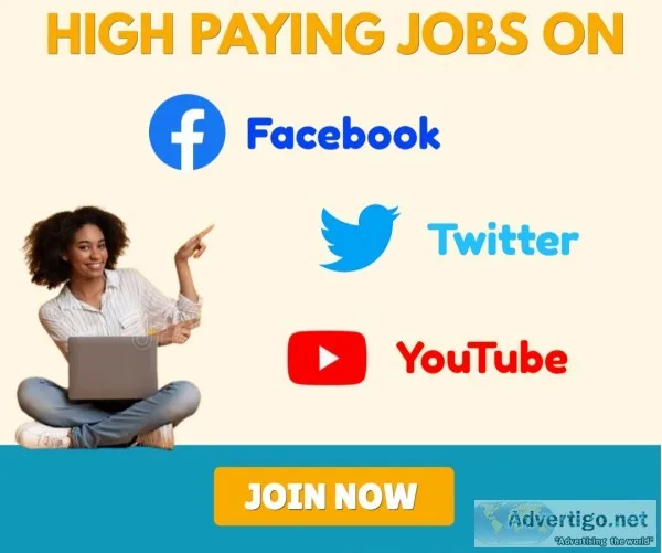 Get paid to use facebook, twitter and youtube