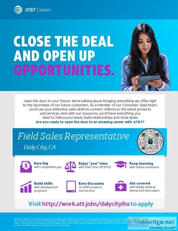 Field Sales Representative - Daly City CA