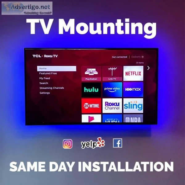 Tv mounting