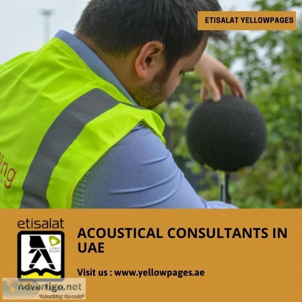 List of acoustical consultants & contractors in uae